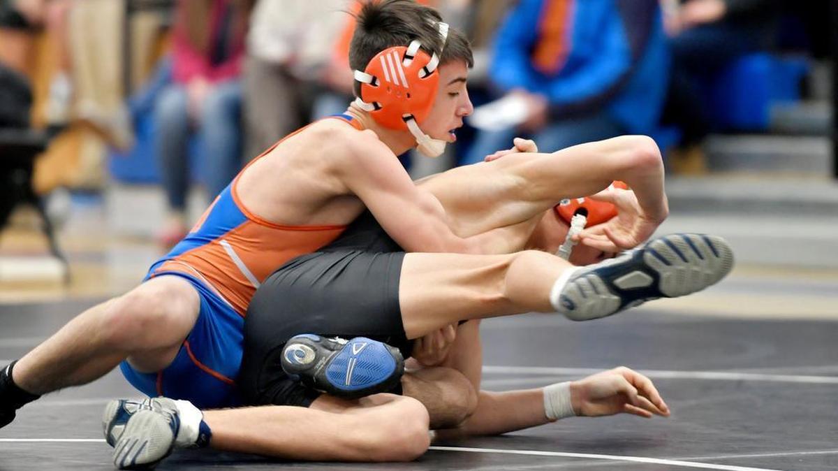 St. Joseph’s Catholic Academy’s Amonn Ohl went 5-0 during the WSAZ Tournament with five pins. Ohl now has 24 falls this year to lead the county and is 11 better than a trio of wrestlers tied for second.