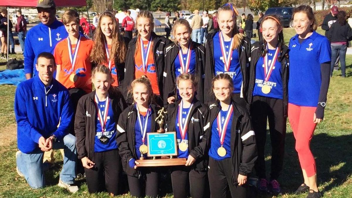The St. Joe’s girls’ cross country team won the District 6 championship, then repeated as state champs, all while coach Jayson Jackson’s newborn daughter, Ophelia, was dealing with health complications. The girls said they were “Running for Ophelia.”