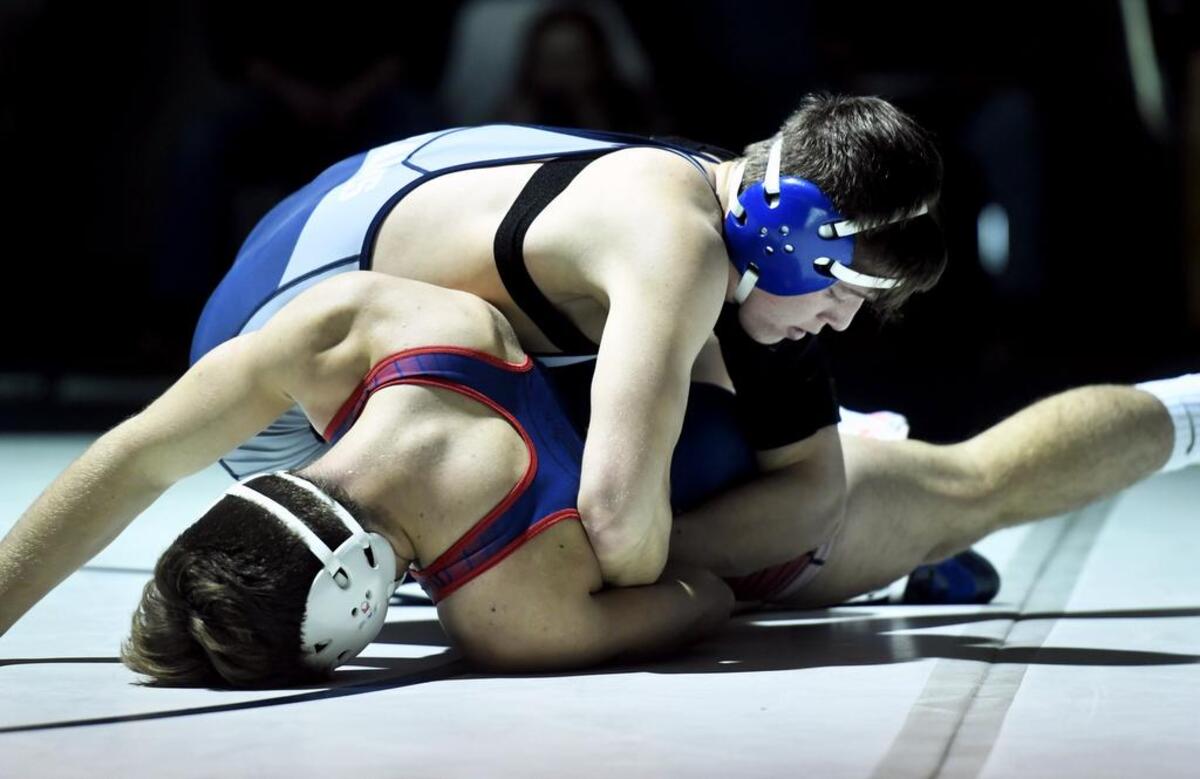 Penns Valley’s Andrew Sharer earned an eight-second pin in the Rams’ dual against Central on Tuesday. It is the quickest fall this year topping his previous time of 13 seconds.