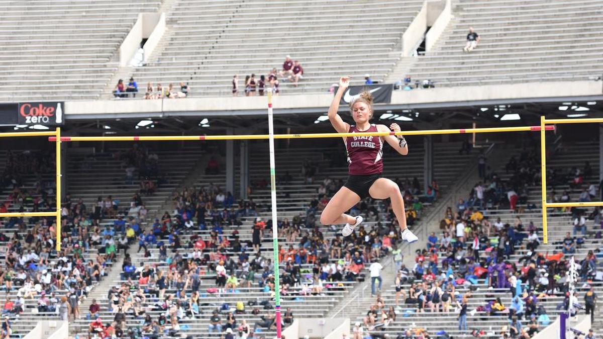 State College’s Lyndsey Reed finished second in the pole vault at the Penn Relays on Thursday.