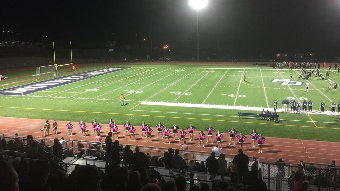 Philipsburg-Osceola played in its new stadium, for the first time under the lights, during a 49-7 loss to Clearfield.