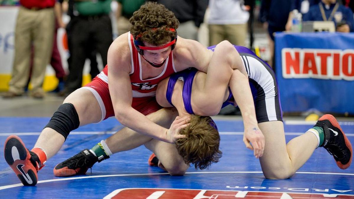 Bellefonte grad Trevor Corl, seen here during the state wrestling championships in 2015, has won 12 of his 13 matches this season with Lycoming.