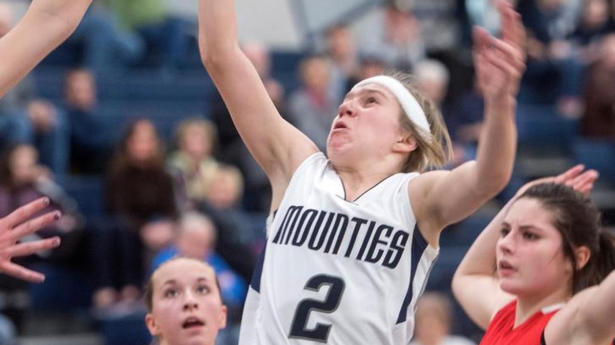 Philipsburg-Osceola’s Halle Herrington, seen here last season, scored a game-high 18 points Friday to help guide her team past Bald Eagle Area 46-25 to capture the West Branch Tournament title.