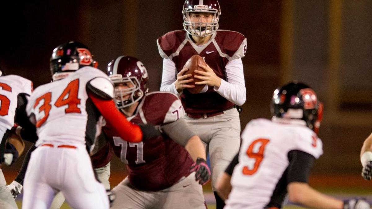 State College’s Drew Friberg, center, is a Centre Daily Times Athlete of the Week.