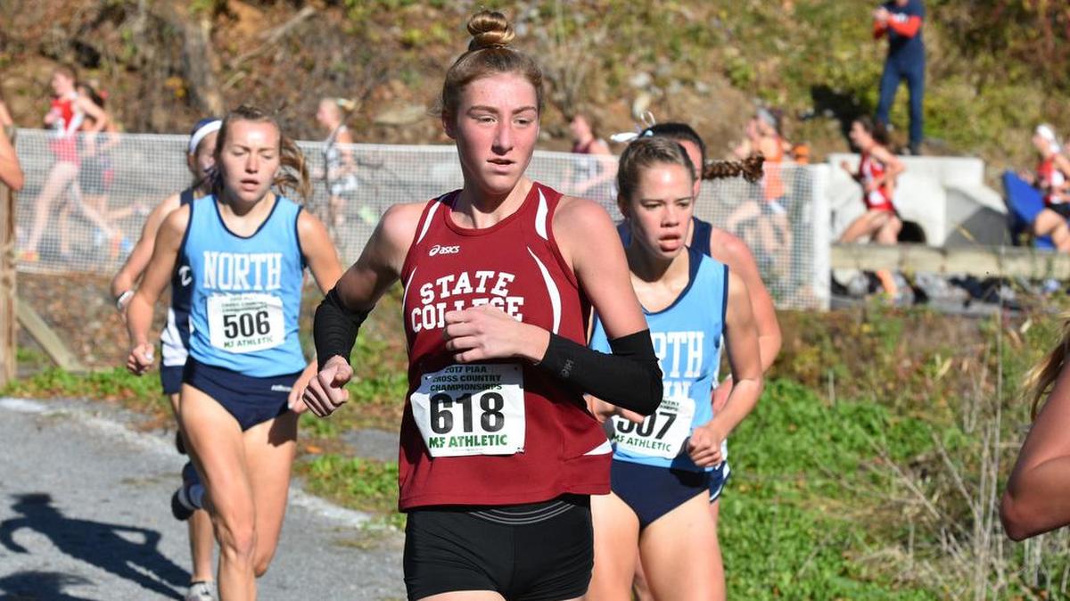 State College’s Kileigh Kane finished the 12th-best time Saturday in the PIAA Class 3A girls’ cross country championship.