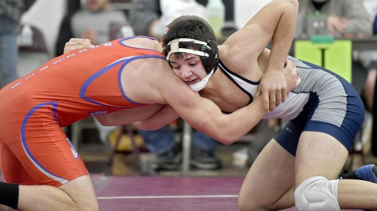 Penns Valley’s Abraham Allebach leads Centre County in wins (13) and pins (11). He had seven wins and six pins this past week of wrestling.