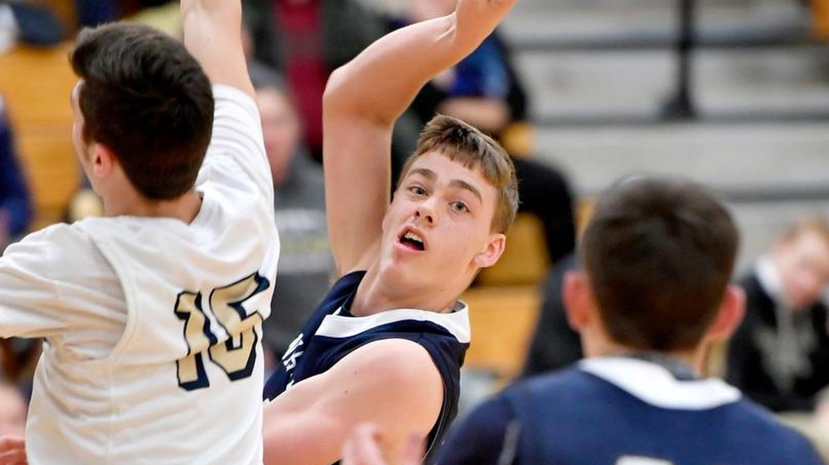 Penns Valley’s Aaron Tobias, seen here last month, helped lift the Rams to a 52-38 victory over Bald Eagle Area on Friday night.