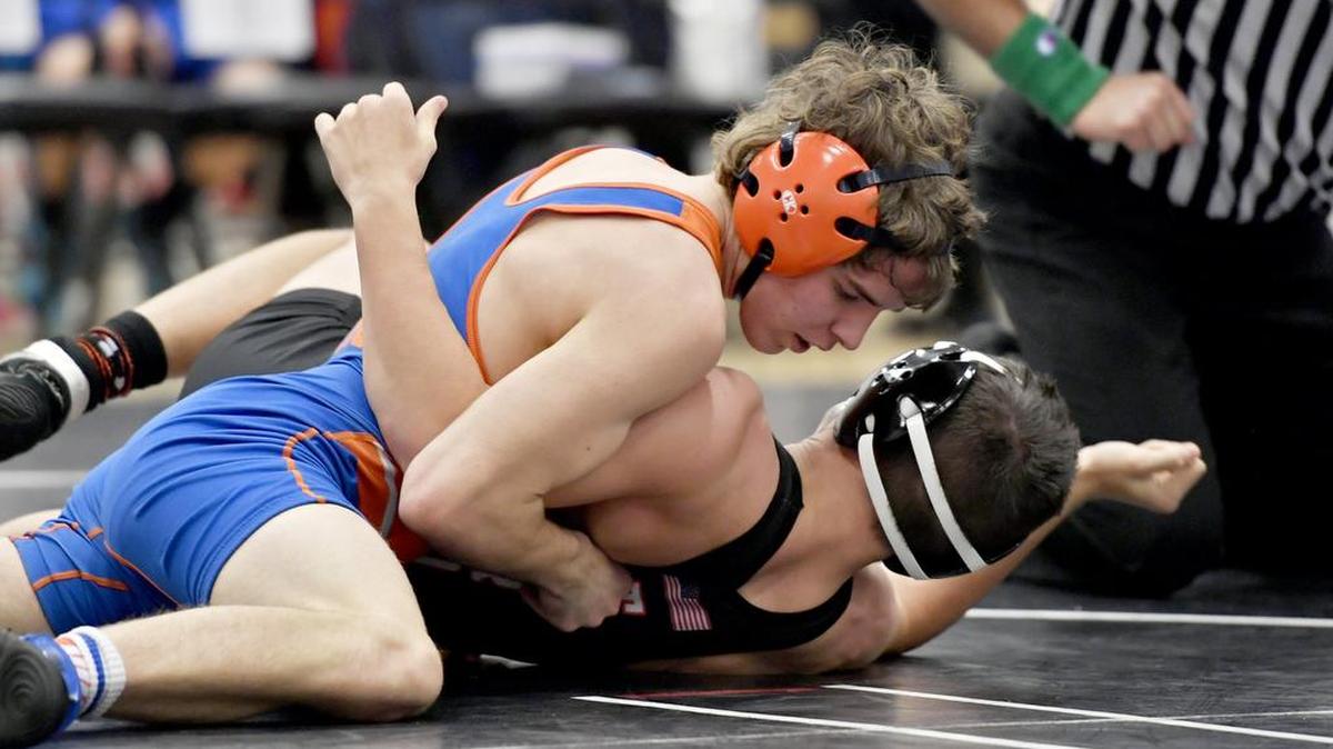 Saint Joseph’s Zach Witmer currenty leads all Centre County wrestlers in wins with 14. His teammates are also faring pretty well on the county leaderboards.