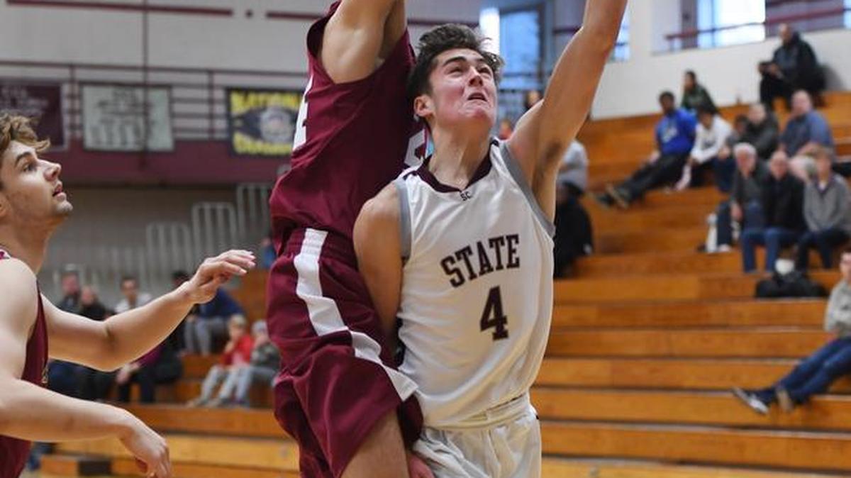 State College’s Tommy Friberg, seen here last month, had a team-high 16 points Tuesday in the 51-46 win over Chambersburg.