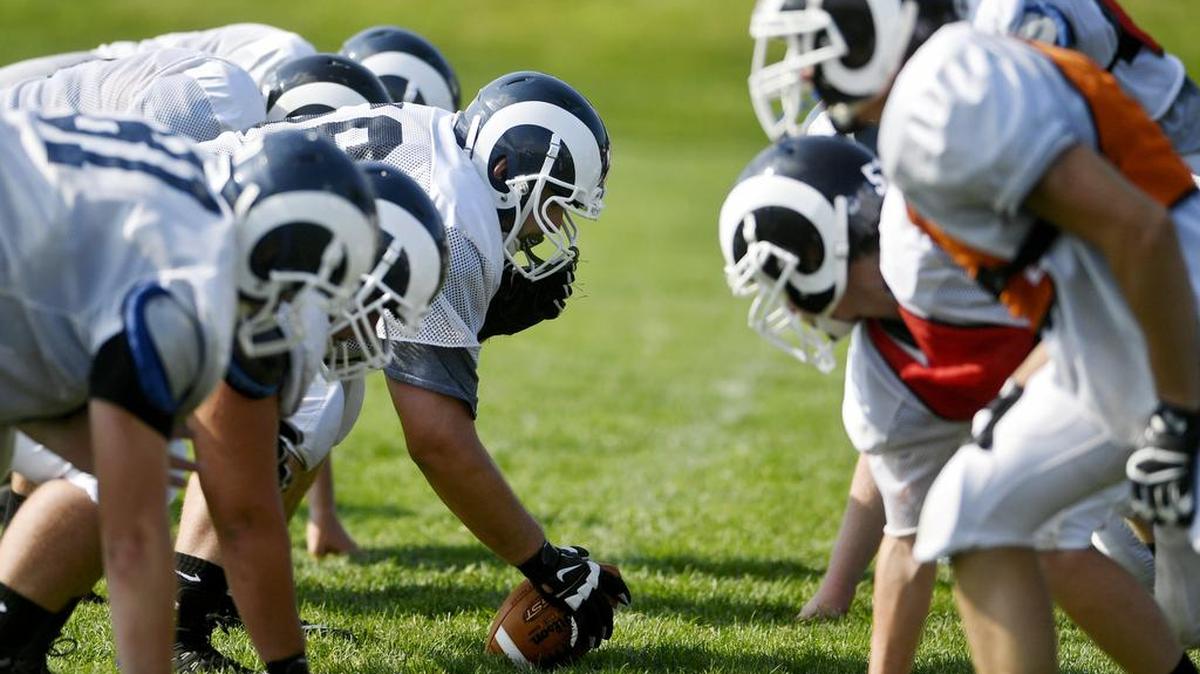 The Penns Valley football team, seen here during practice last week, has plenty of position battles after 18 departures from the 2016 squad.