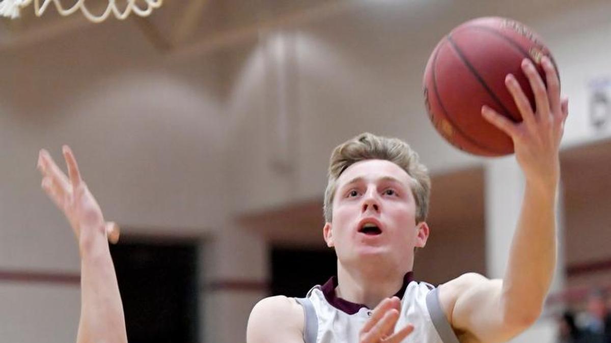 Drew Friberg and the State College boys’ basketball team will take on Greencastle in the Mid Penn Tournament semifinals at 7:30 p.m. Feb. 13.