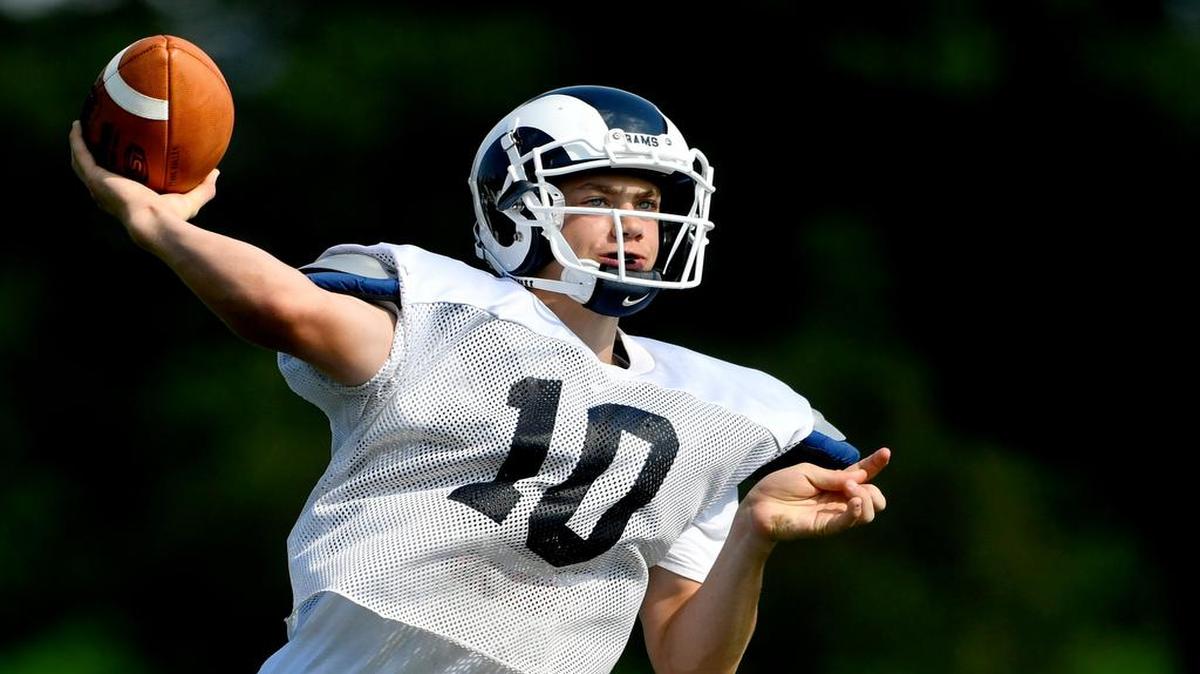 Penns Valley quarterback Aaron Tobias, seen here in the preseason, had a huge game Friday night move up from No. 5 to No. 2 on the passing leaderboard. He has the potential to move up to No. 1 sooner rather than later.