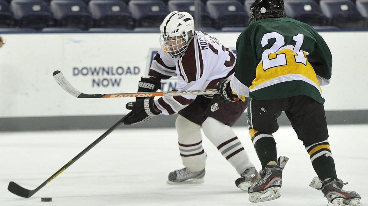 State College’s Andrew Moscone led his team to a 6-3 win over Central Cambria on Monday. Mascone had a hat trick in the game.