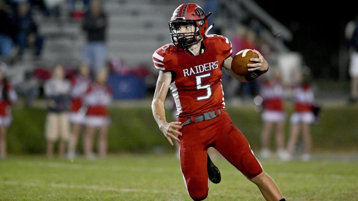 Dylan Deitrich broke the school record for rushing TDs with 26 this season.