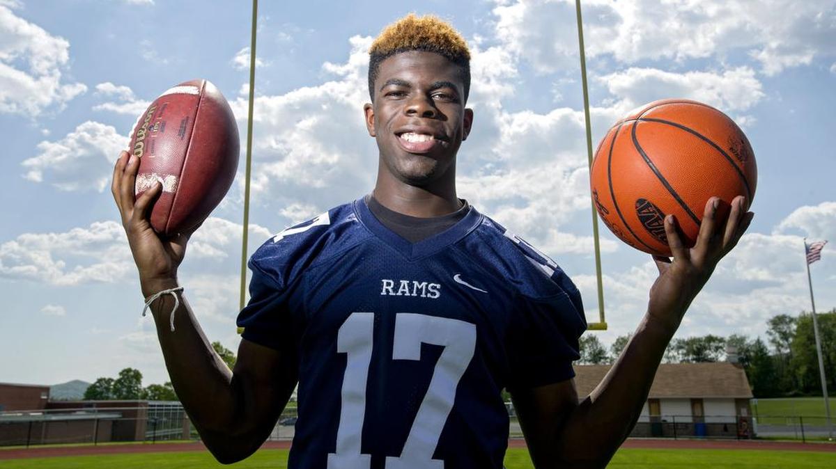 Penns Valley’s Ben Alexander, who excelled in football and basketball for the Rams, was named the Centre Daily Times’ male Inspiring Athlete of the Year.