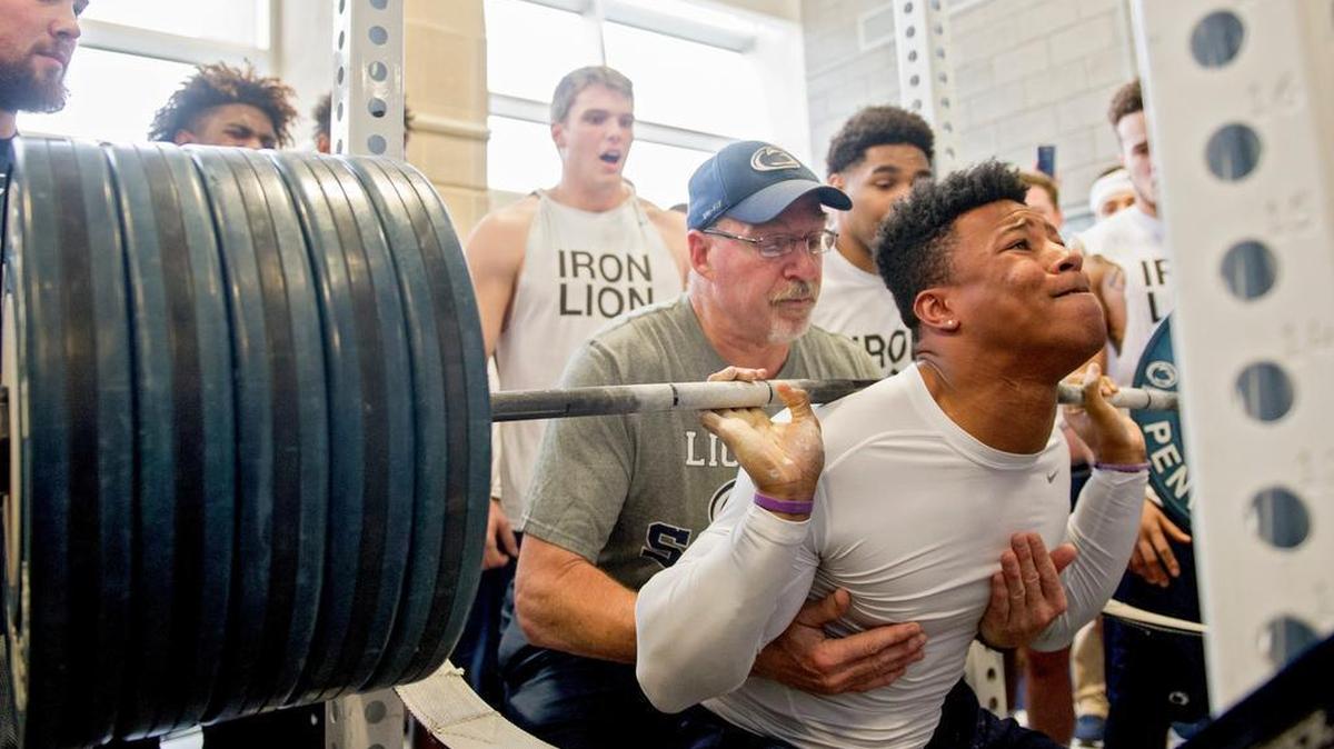 Saquon Barkley’s strength ranks him among the top players this century who took part in the NFL Combine. He was better than 97-plus percent of running backs in both the vertical jump and the bench press.