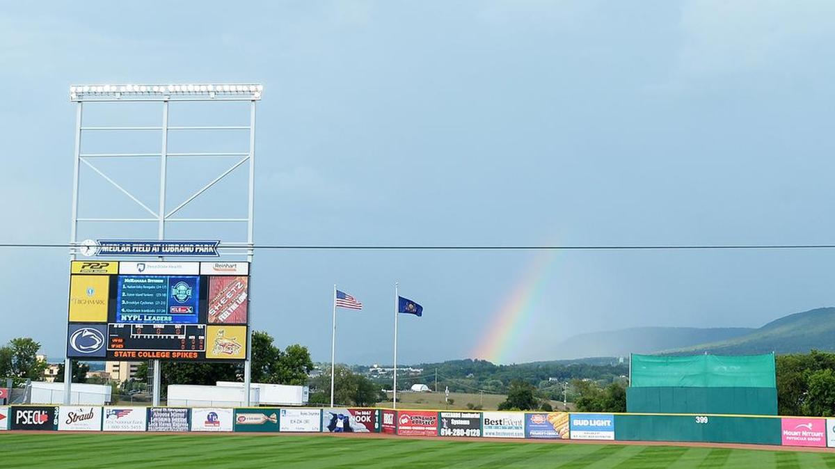 The State College Spikes’ Matt Neri received New York-Penn League Sports Turf Manager of the Year honors from the Sports Turf Managers Association.