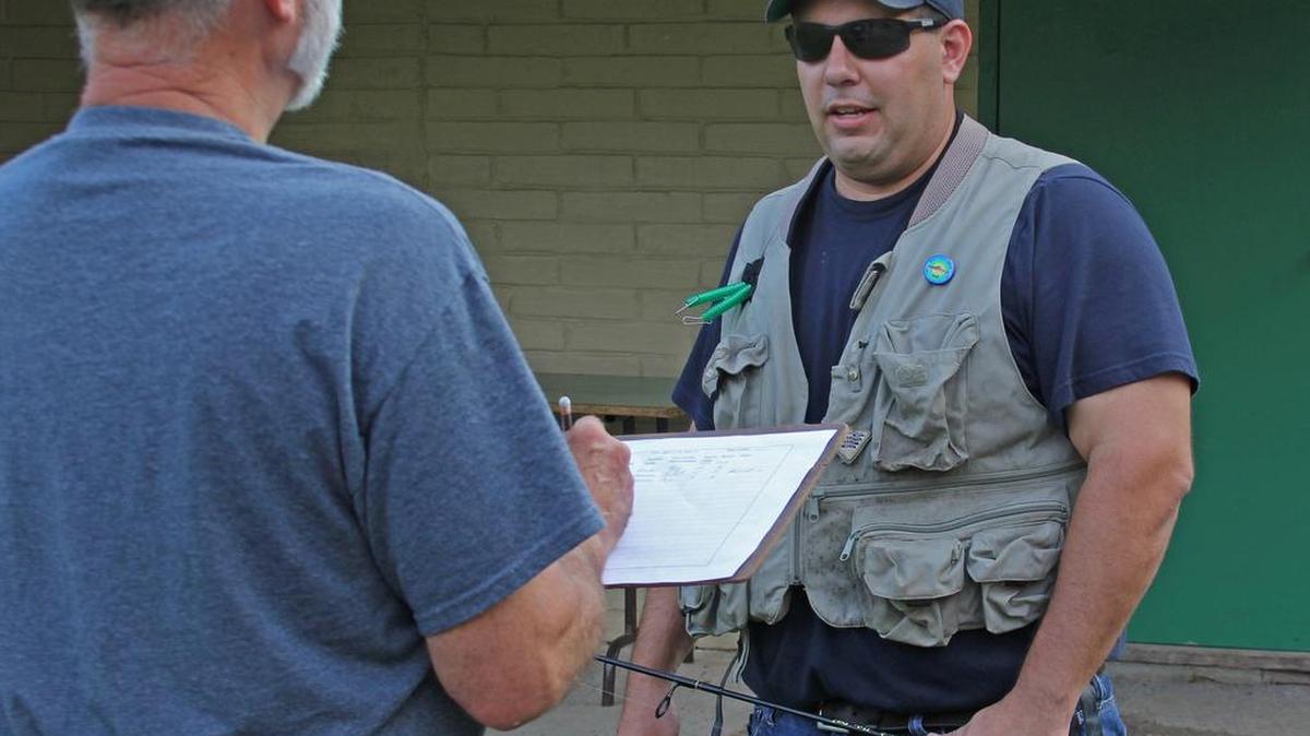 Every angler bringing in a tagged trout was interviewed about bait or artificial used, hook size and type, time caught and other factors. Numbered tags allowed the researchers to keep track of the trout throughout the study.