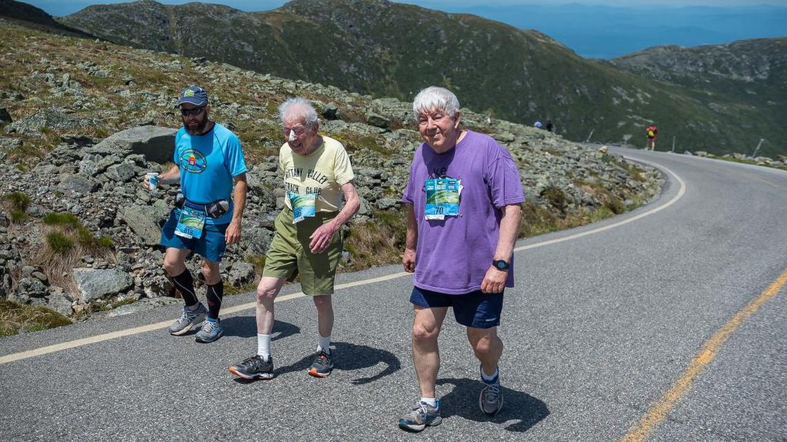 State College’s George Etzweiler completes another run up Mount Washington